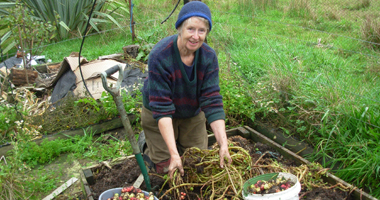 #image1 Sally in the garden